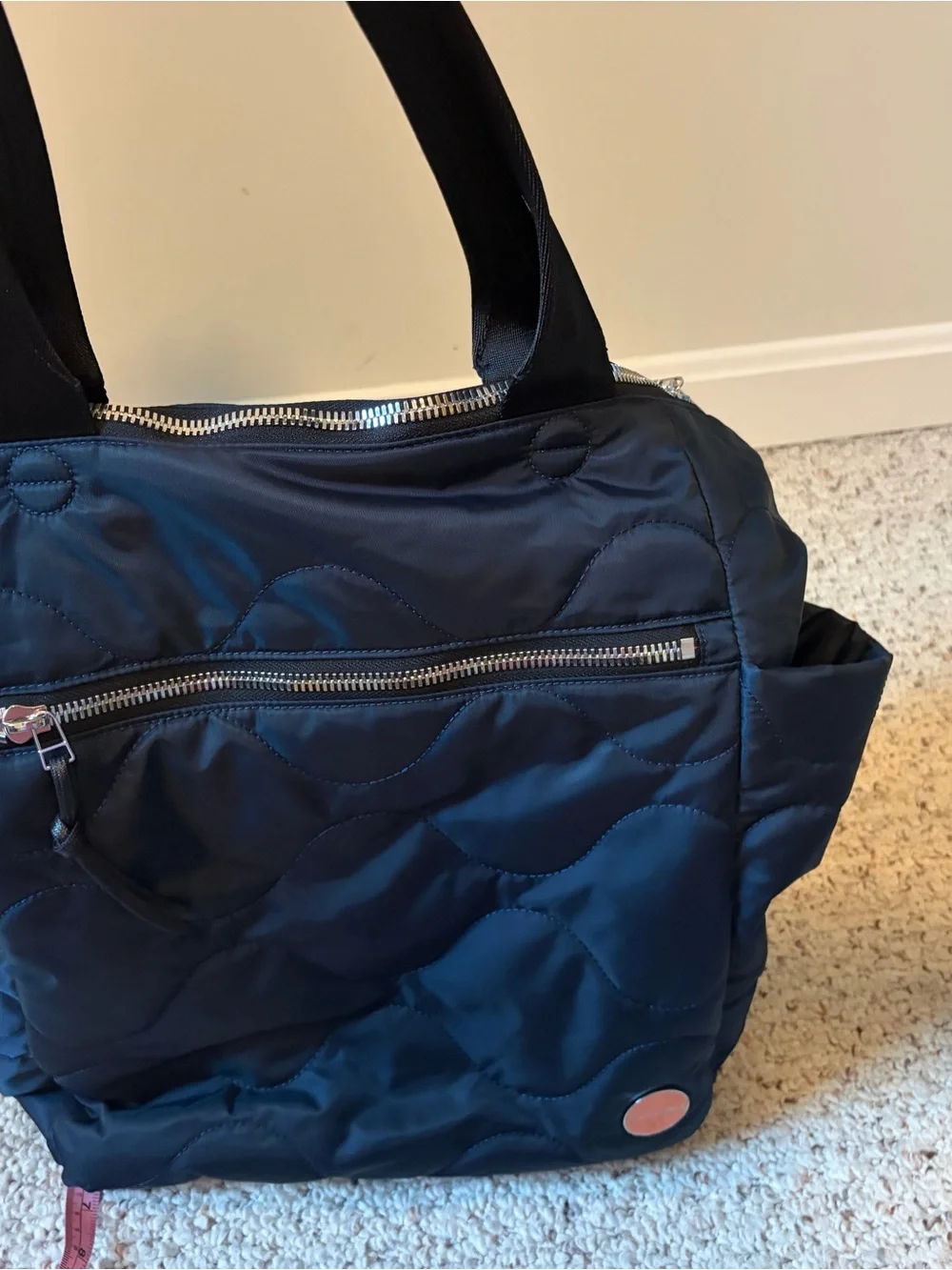 ShortyLOVE Ranger Navy Tote Bag with Zip Pocket